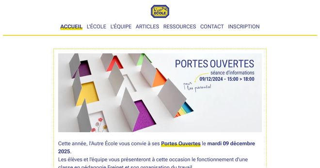 Una Scelta website screenshot